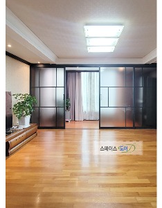 거실 분리 베란다중문[슬라이딩4미닫이중문] 용인 기흥 아파트중문